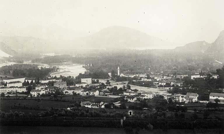Veduta del paese negli anni 50-60